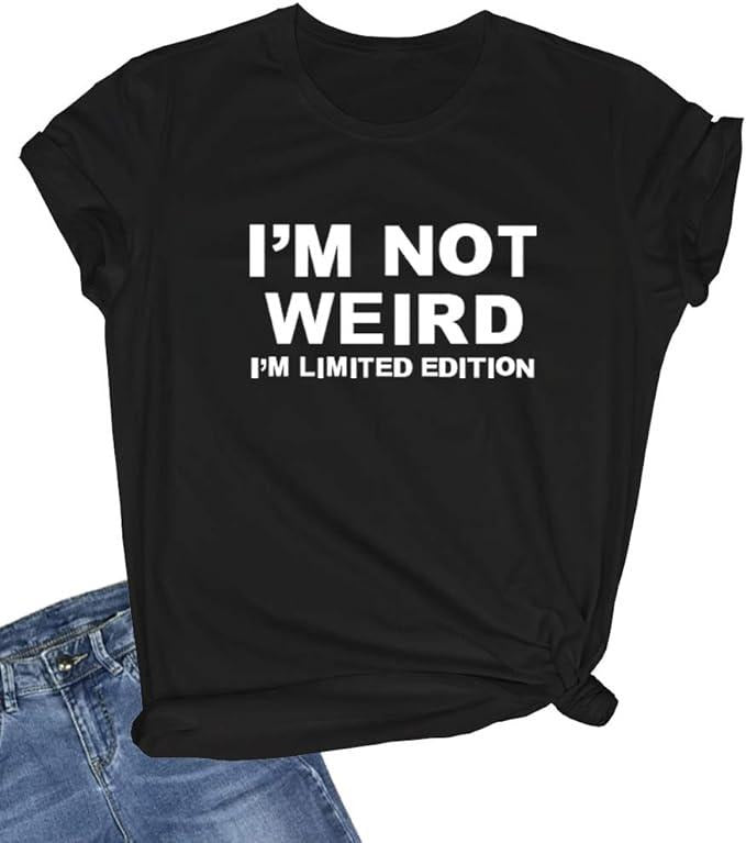 Funny Shirts For Women, I'm Not Weird Funny Shirt Womenswear Casual Cotton Hoodie, Sweatshirt | HypeDripTees.com