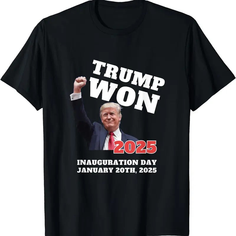 Funny TRUMP WON 2025 INAUGURATION DAY Outlaw Again Winner T-Shirt Hoodie, Sweatshirt | HypeDripTees.com