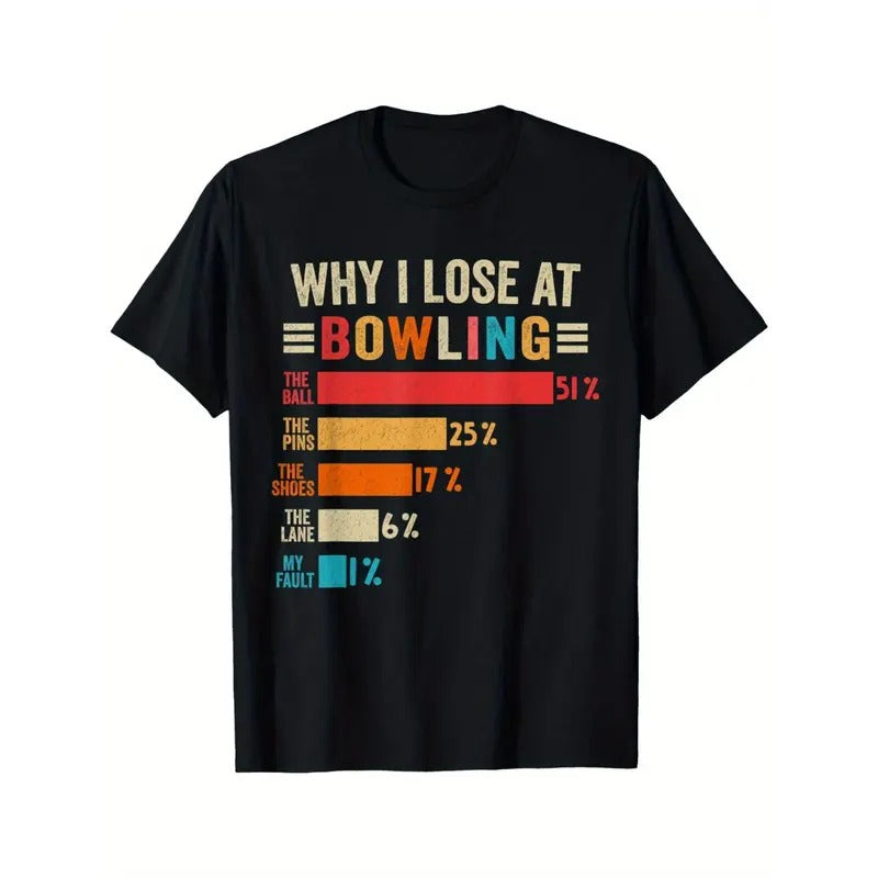 Funny bowling man why I lost bowling t-shirt Made in USA Hoodie, Sweatshirt | HypeDripTees.com