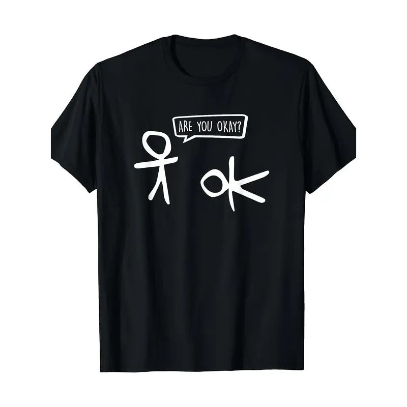 Funny match man, are you okay? Cartoon kindness Kindness help support T-shirt, men's T-shirt Made in USA Hoodie, Sweatshirt