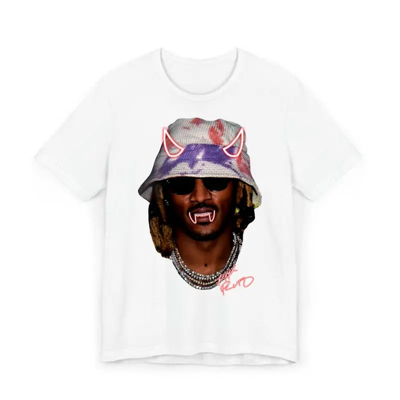 Futureee Kitty Halloween Big Face Rap Tee - Must-Have Graphic Design Shirt Hoodie, Sweatshirt | HypeDripTees.com