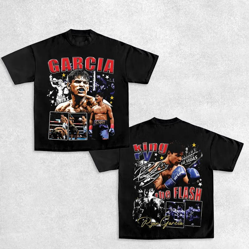 GARCIA TEE ,Boxing T-shirt, Fighter Tee, Boxer Shirt, Sports Shirt, Vintage Boxing Tee, Graphic Boxing Champ T-Shirt...