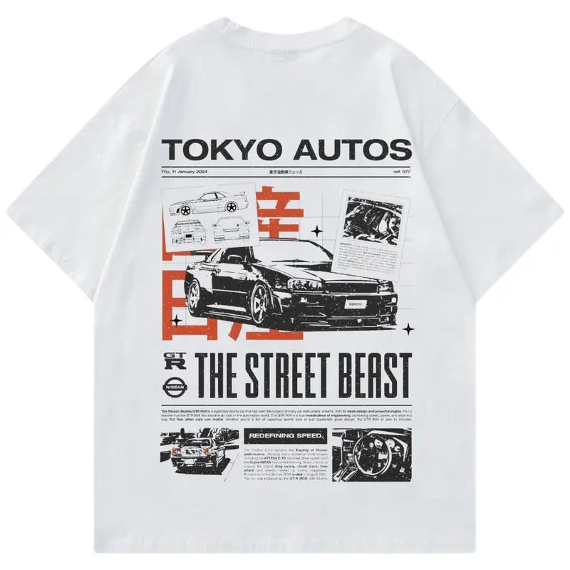 GTR R34 Vintage T-shirt, Hoodie, Sweater, Car Enthusiast Shirt, Car Clothing, 90's Car, Unisex, Vintage car shirt Sweatshirt