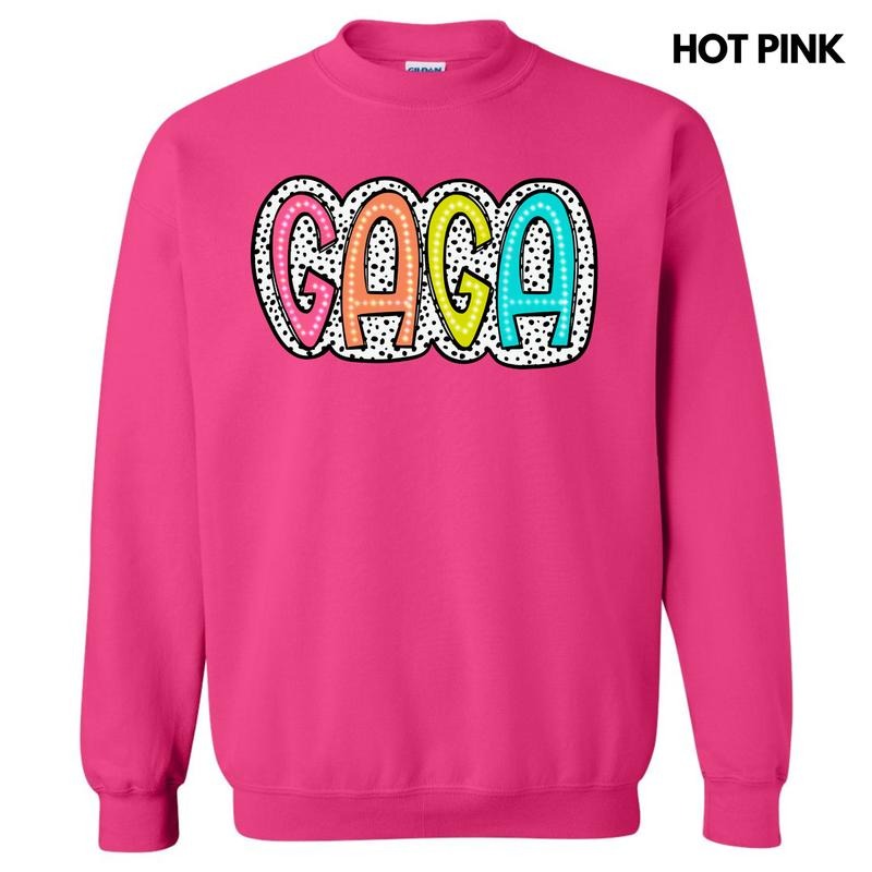 Gaga Neon Spotted Sweatshirt 'NLB' T-Shirts, Hoodie | HypeDripTees.com
