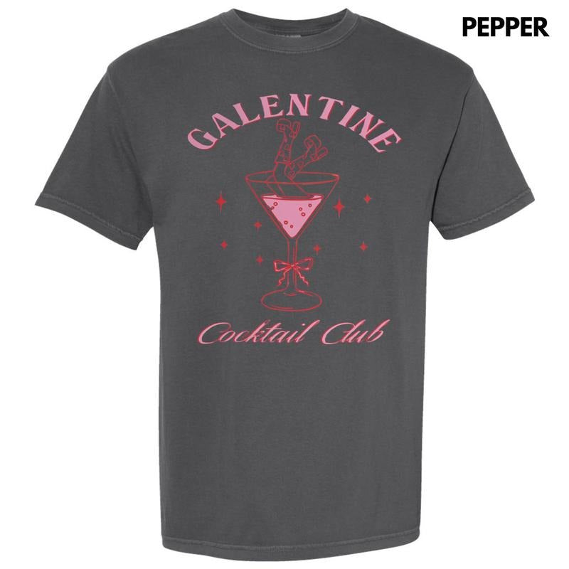 Galentine Cocktail Club Comfort Colors T-Shirt Hoodie, Sweatshirt | HypeDripTees.com