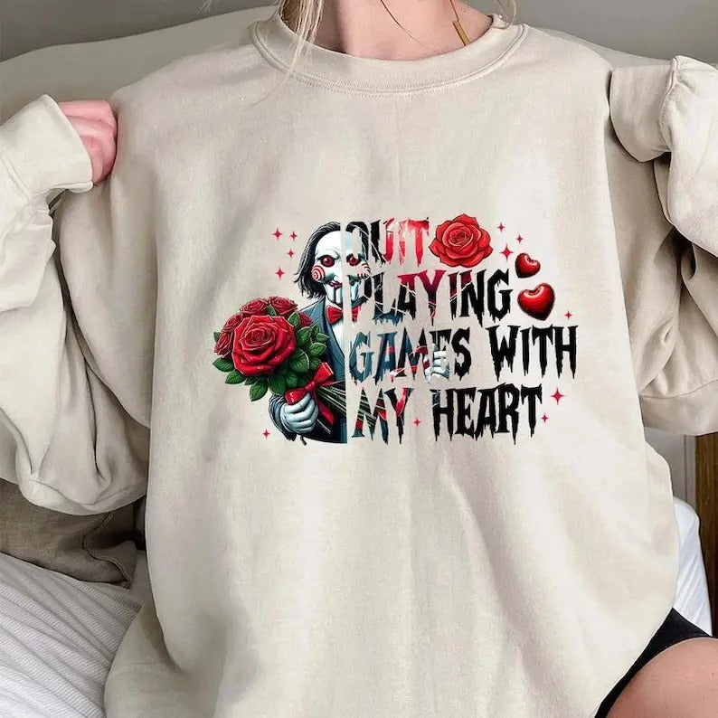 Galentine's Gang Crewneck Sweatshirts, Valentine's Day Movies Hoodies, Valentine Graphic Tee | HypeDripTees.com