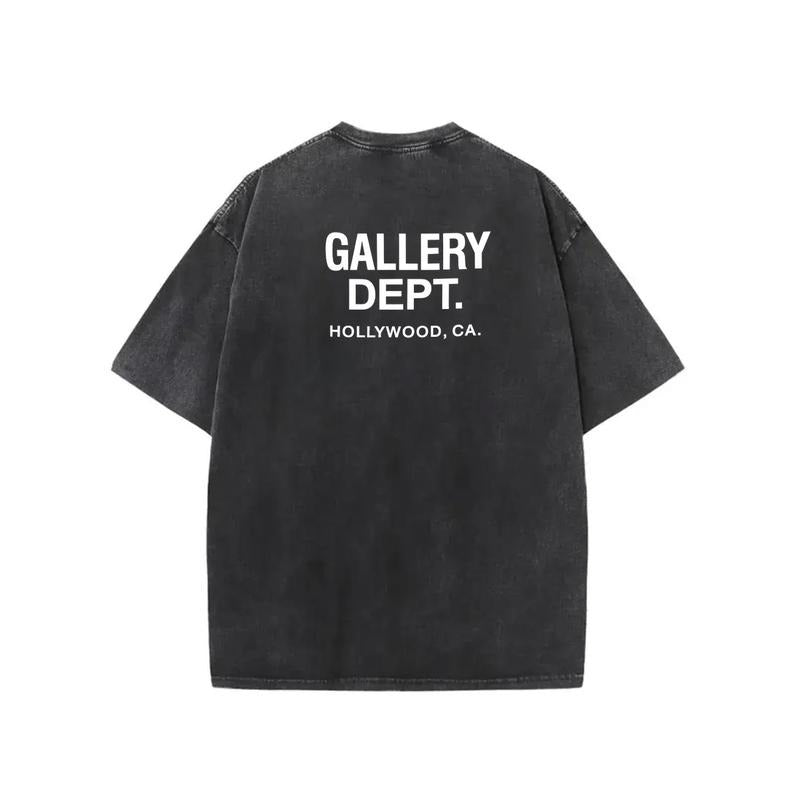 Gallery Dept Cotton Sweatshirt With Classic Letter Print For Men And Women Casual Loose Fit Comfortable Couples Fashion...