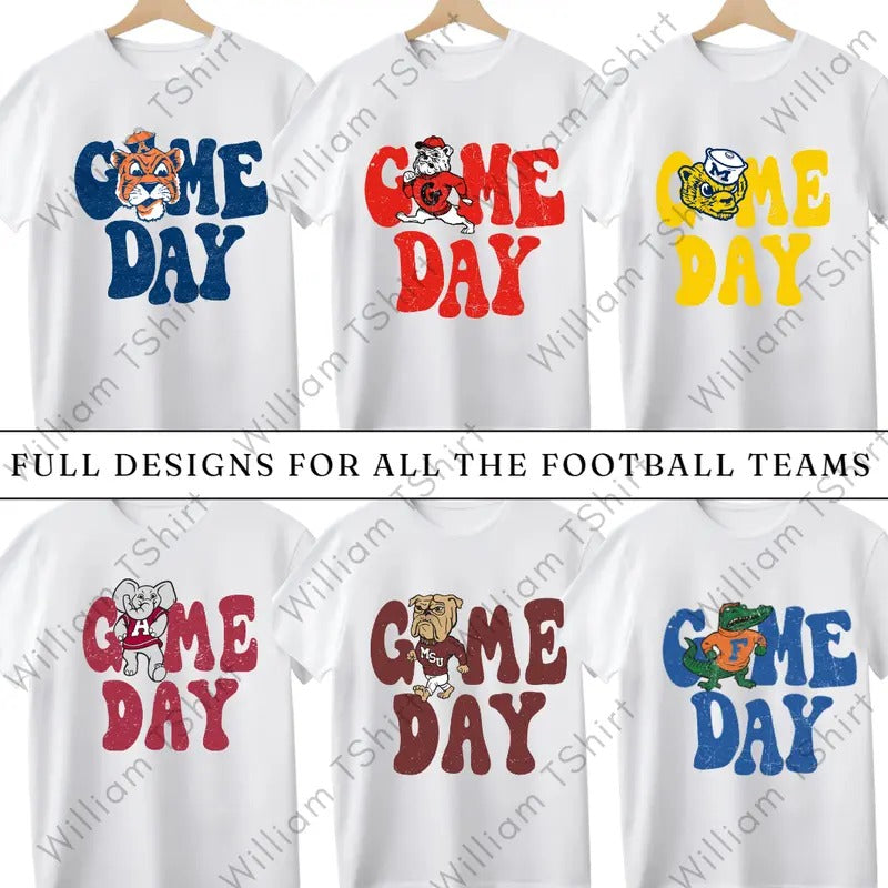 Game Day SEC Tshirt, College Football Teams TShirt, Game day Tshirt For Fans, Game Day Collection For Men And Women, Full...