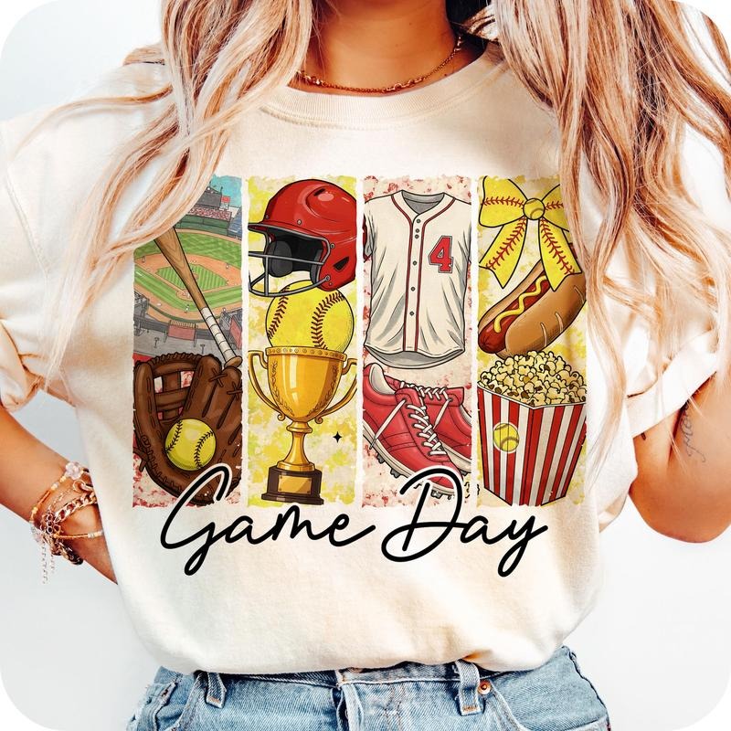 Game Day Softball Coquette T-Shirt, Softball Bow Shirt, Softball Mama T-Shirt, Softball Shirt Hoodie, Sweatshirt