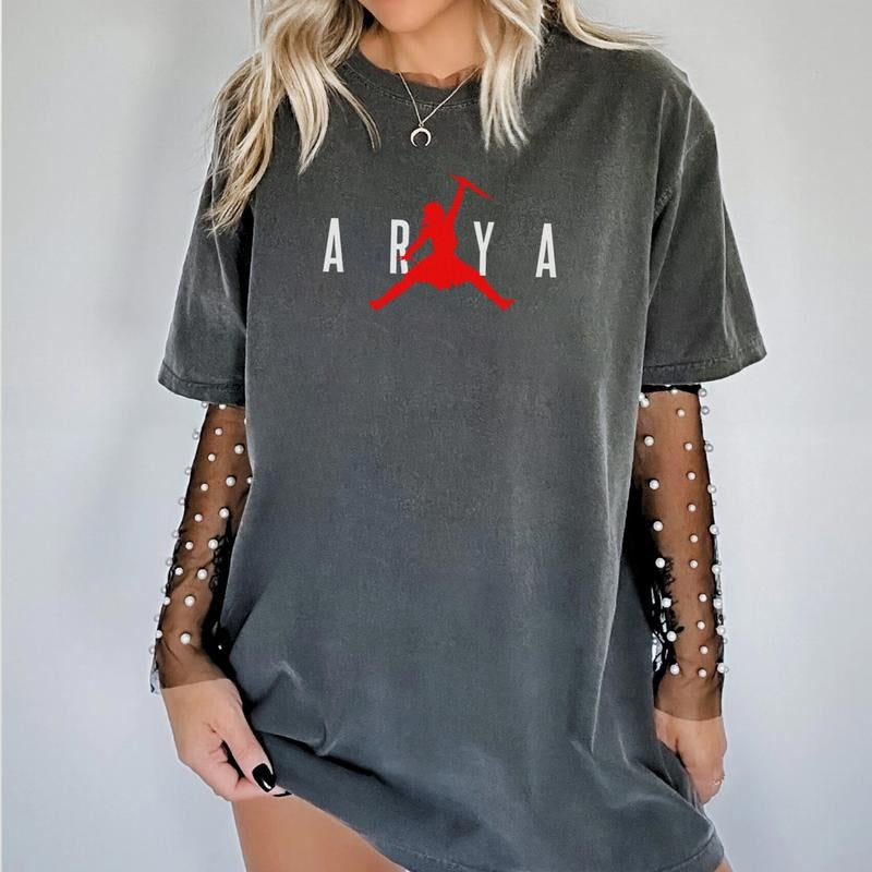 Game Of Thrones Air Arya T-Shirt Hoodie, Sweatshirt | HypeDripTees.com