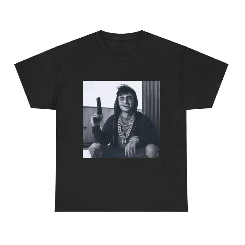 Gangsta Wizard, Unisex Shirt - Fantasy Graphic Tee, Movie Merch, Ai Meme T shirt Hoodie, Sweatshirt | HypeDripTees.com