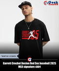 Garrett Crochet Boston Red Sox baseball 2025 MLB signature shirt