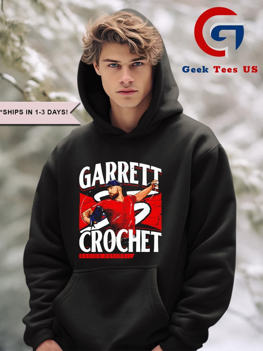 Garrett Crochet player Boston Red Sox baseball player name shirt