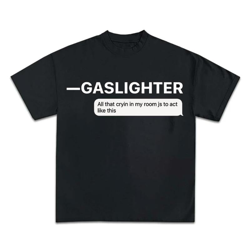 Gaslighter T Shirt Gothic Harajuku Graphic Goth Y2k Clothing Hoodie, Sweatshirt | HypeDripTees.com