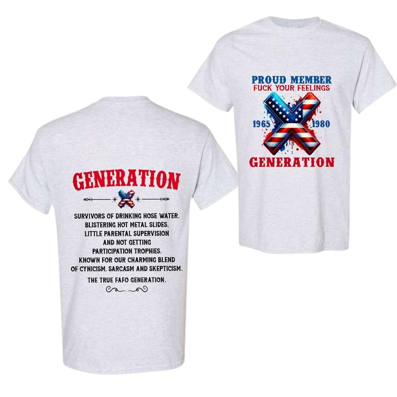 Gen-X  T-Shirt Unisex Full, Full Size Hoodie, Sweatshirt | HypeDripTees.com