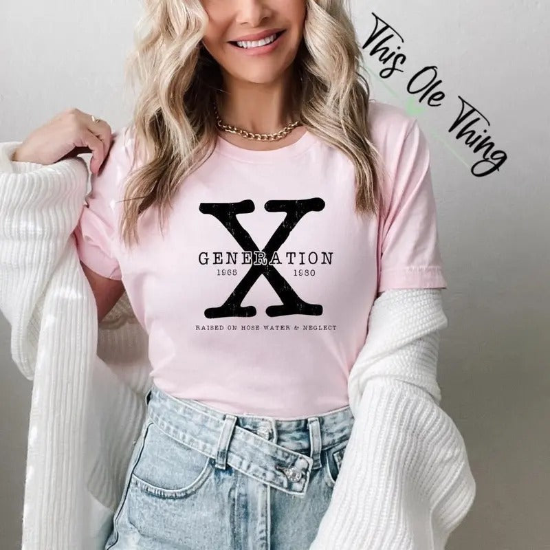 Gen-X Unisex T-Shirt, Trending T-shirt, summer tee Hoodie, Sweatshirt | HypeDripTees.com