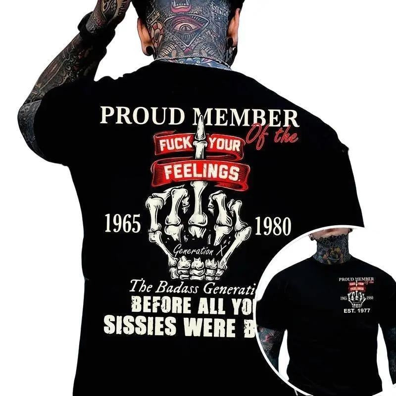 Generation X Custom Year Badass Generation T-shirt, Gen X FAFOT Shirt