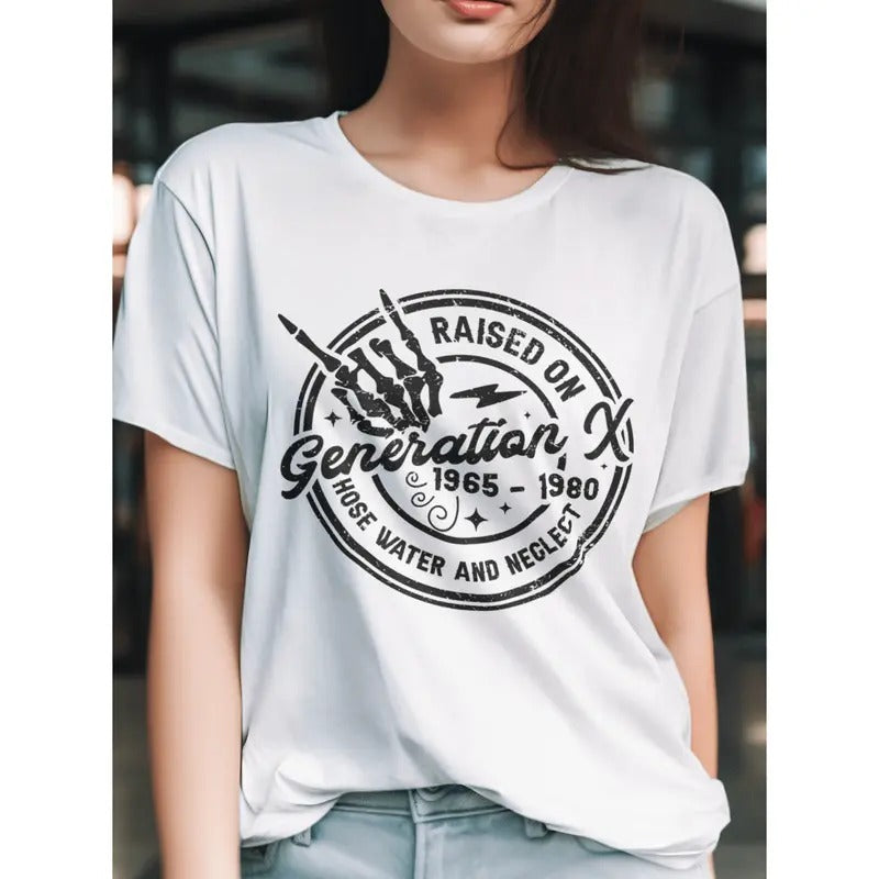 Generation X T-Shirt Gen X T-Shirt Generation X  graphic shirt, shirt style, funny teeshirt, summer tshirts, cool tshirts, female shirt, cute shirt, meme shirt, summer tshirts