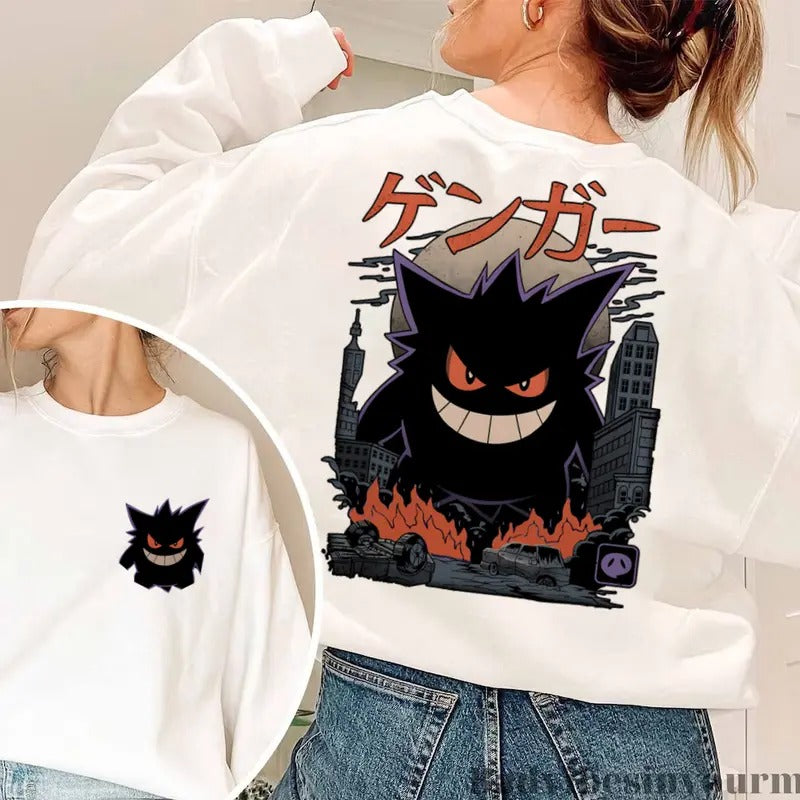 Gengar Japan Anime sweatshirt T-Shirts, Hoodie | HypeDripTees.com