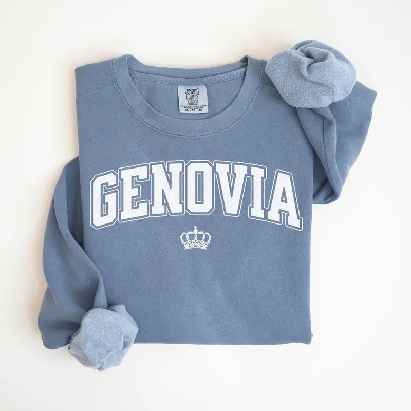 Genovia Varsity Sweatshirt Princess Diaries Sweatshirt Genovia Shirt Princess Diaries Shirt Princess Sweatshirt Princess...