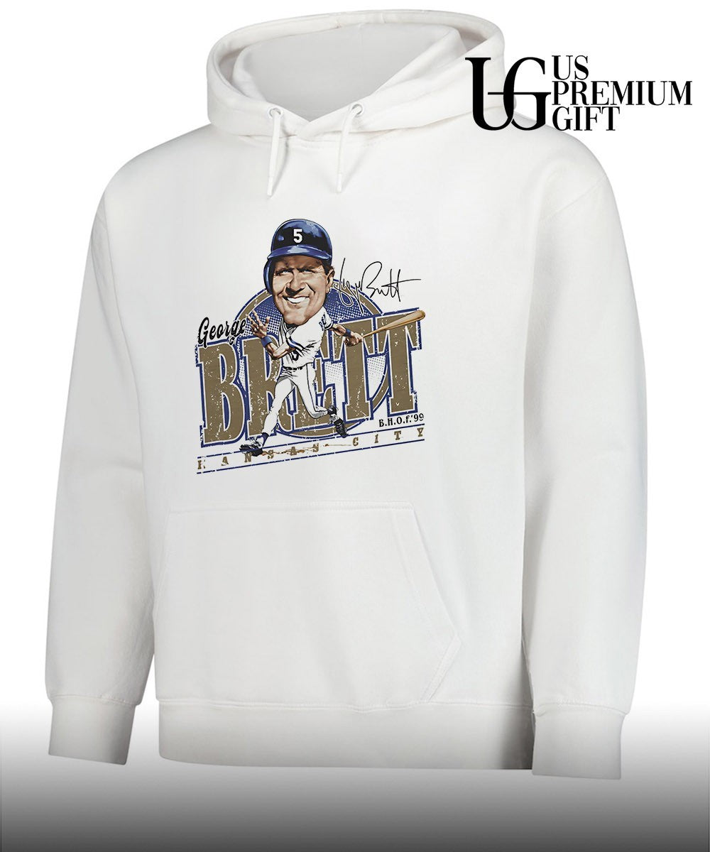 George Brett Kansas City Royals baseball 2026 signature caricature shirt