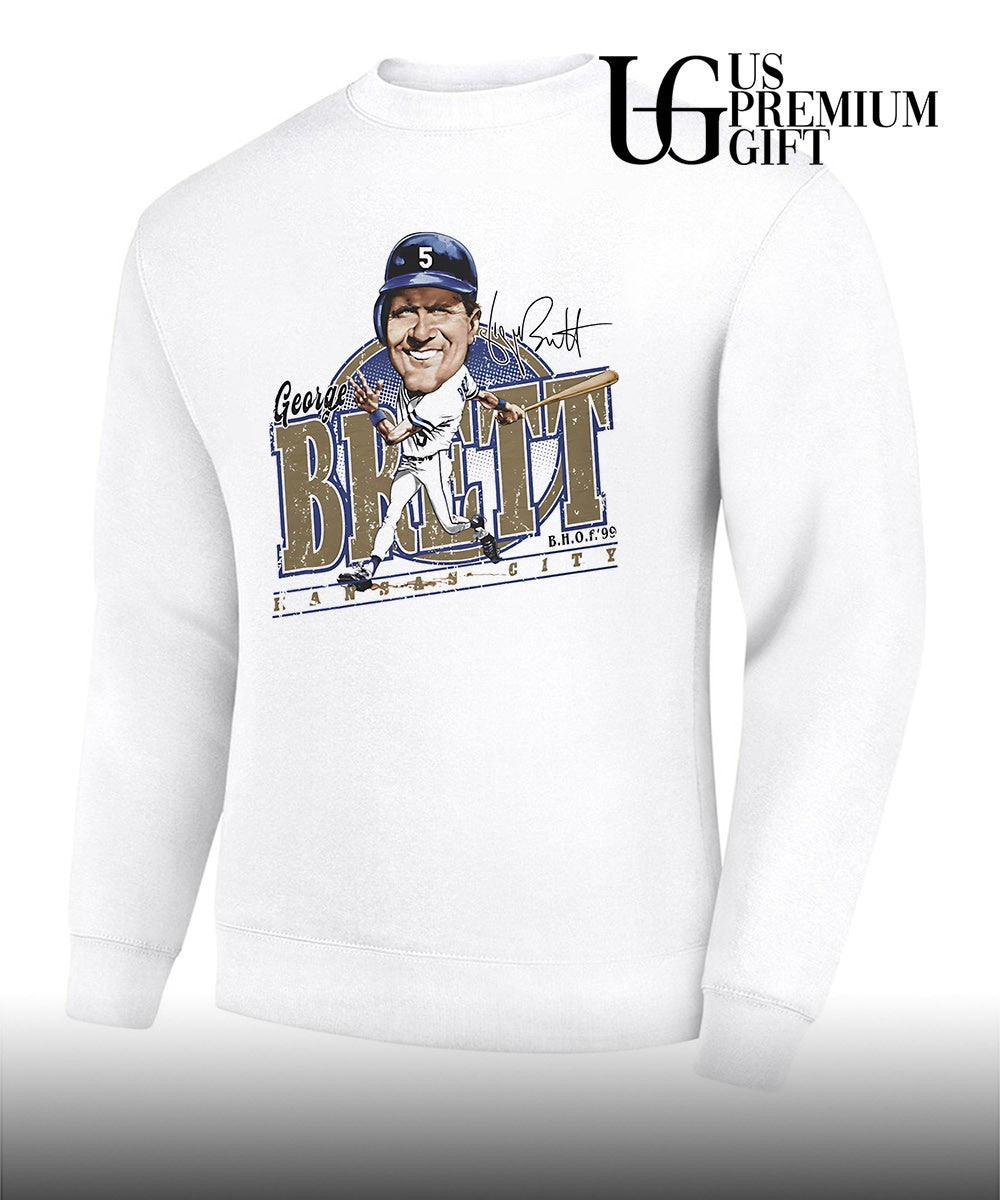 George Brett Kansas City Royals baseball 2026 signature caricature shirt