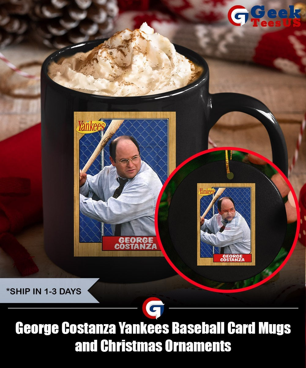 George Costanza Yankees Baseball Card T-shirt
