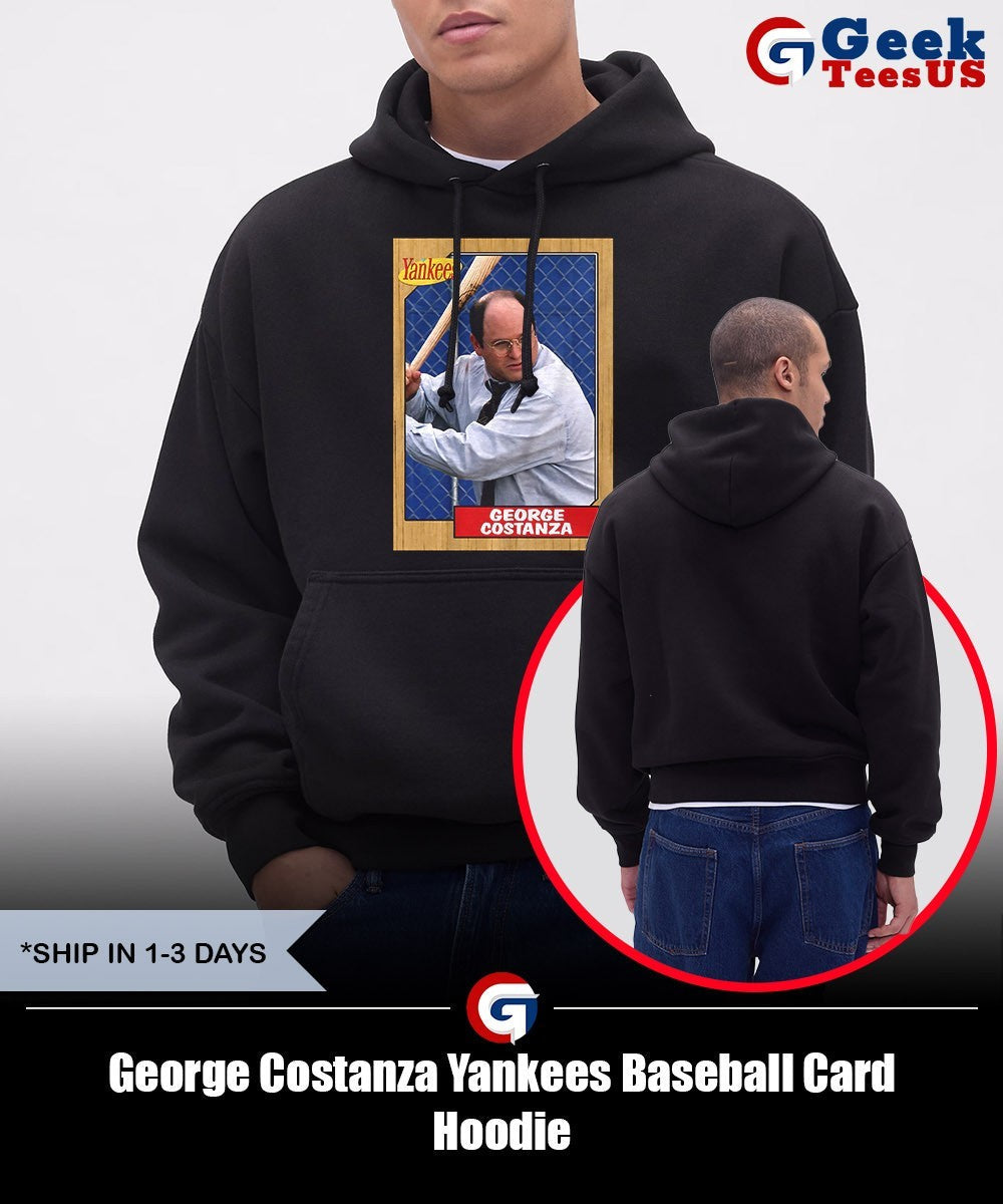 George Costanza Yankees Baseball Card T-shirt