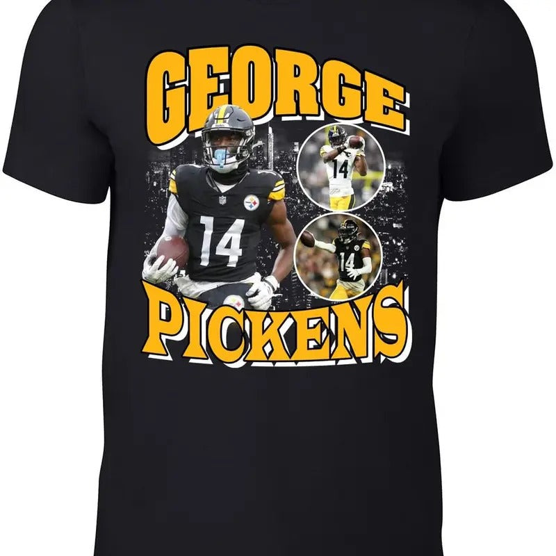 George Pickens Bootleg Style T-Shirt Adult, Small Hoodie, Sweatshirt | HypeDripTees.com