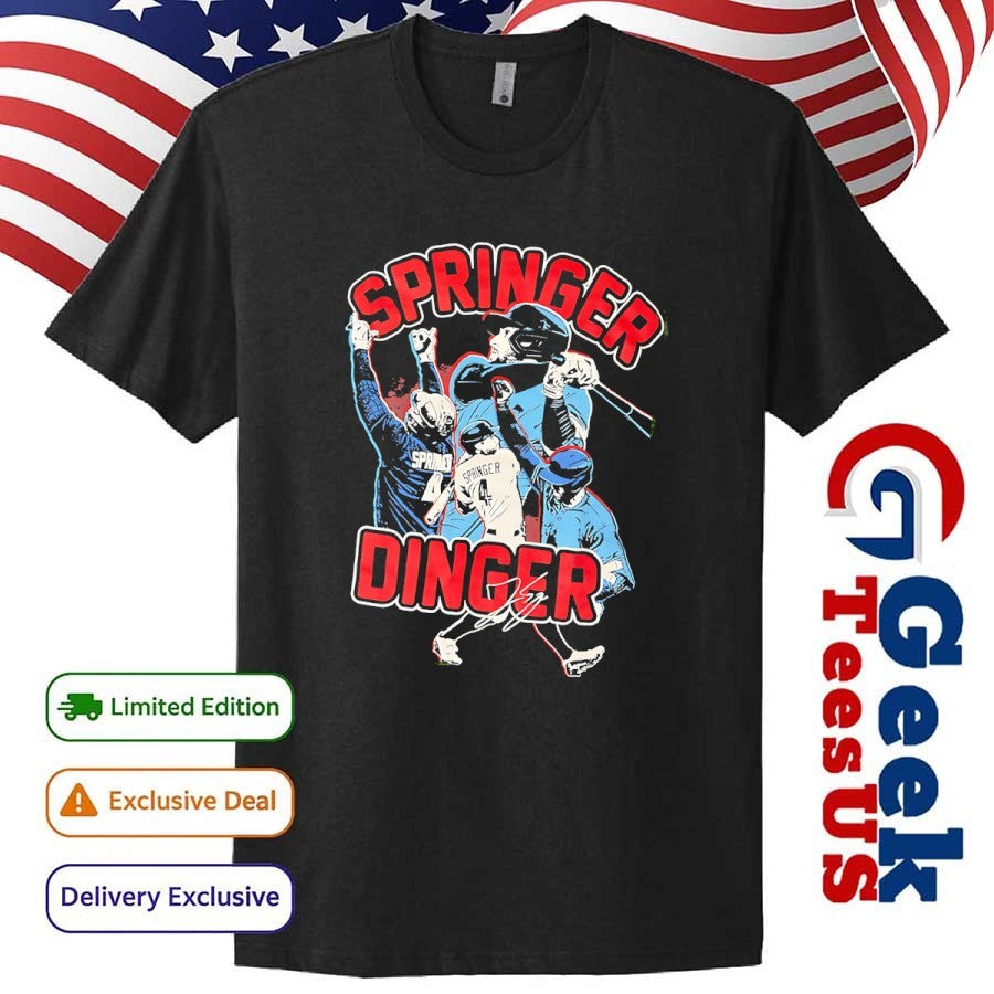 George Springer Dinger Toronto Blue Jays MLB graphic shirt