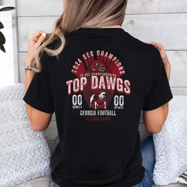Georgia Bulldogs 2024 SEC Football Conference Champions Shirt