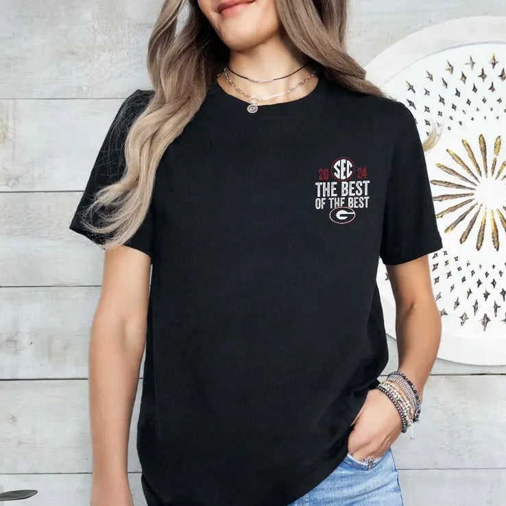 Georgia Bulldogs 2024 SEC Football Conference Champions Shirt