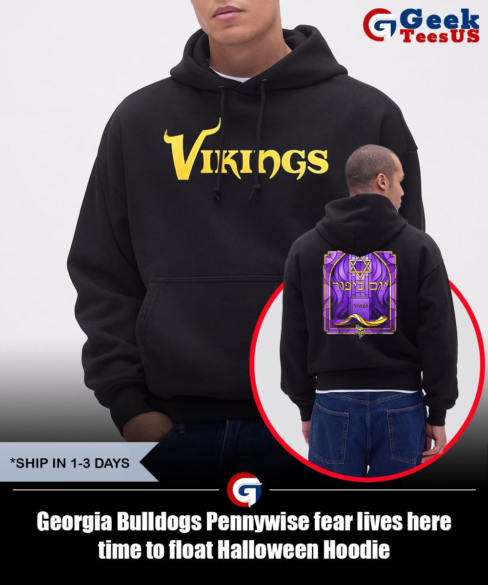 Georgia Bulldogs Pennywise fear lives here time to float Halloween shirt