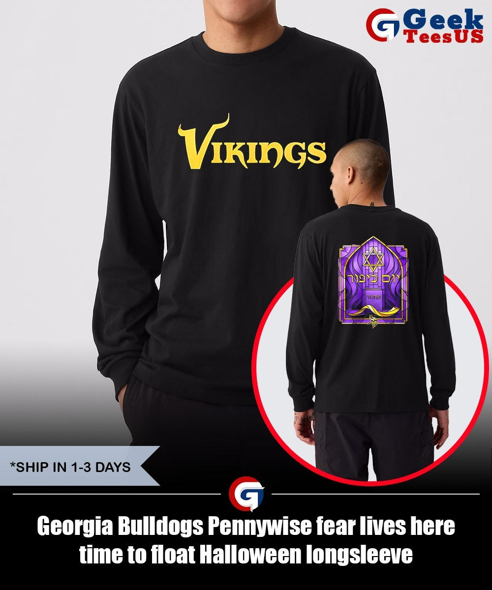 Georgia Bulldogs Pennywise fear lives here time to float Halloween shirt