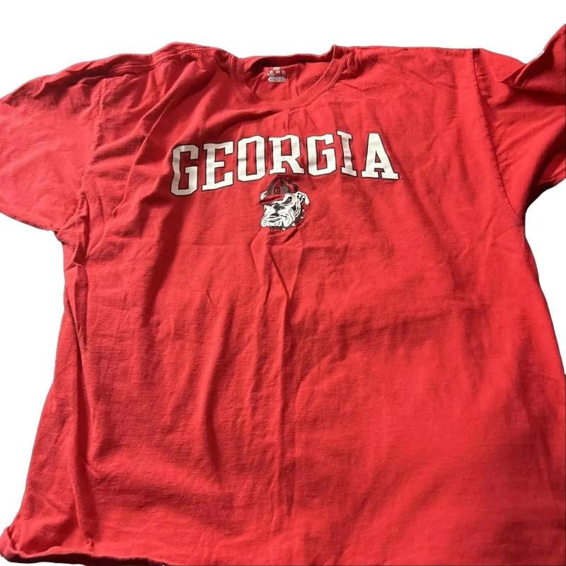 Georgia Football College T-Shirt, Unisex T-shirt Sweatshirt Hoodie Cotton Top | HypeDripTees.com