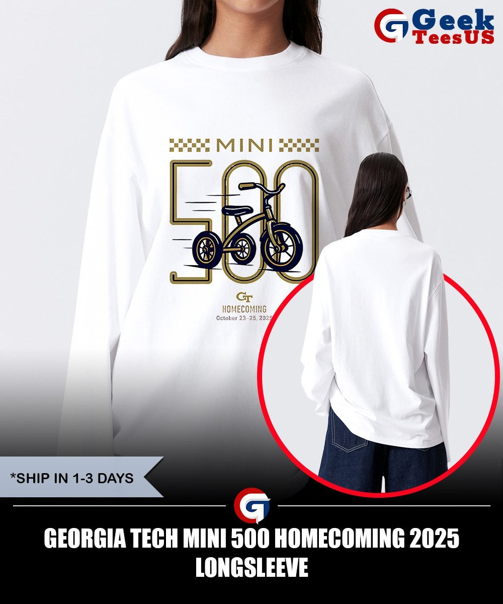Georgia Tech Mini 500 Homecoming 2025 shirt