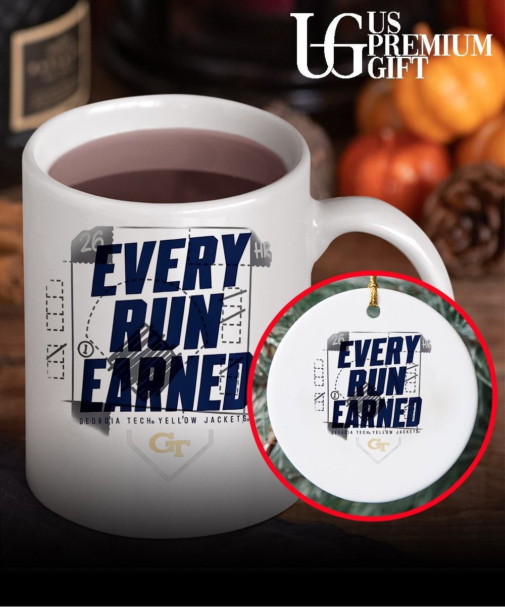 Georgia Tech Yellow Jackets Every Run Earned 2026 graphic shirt