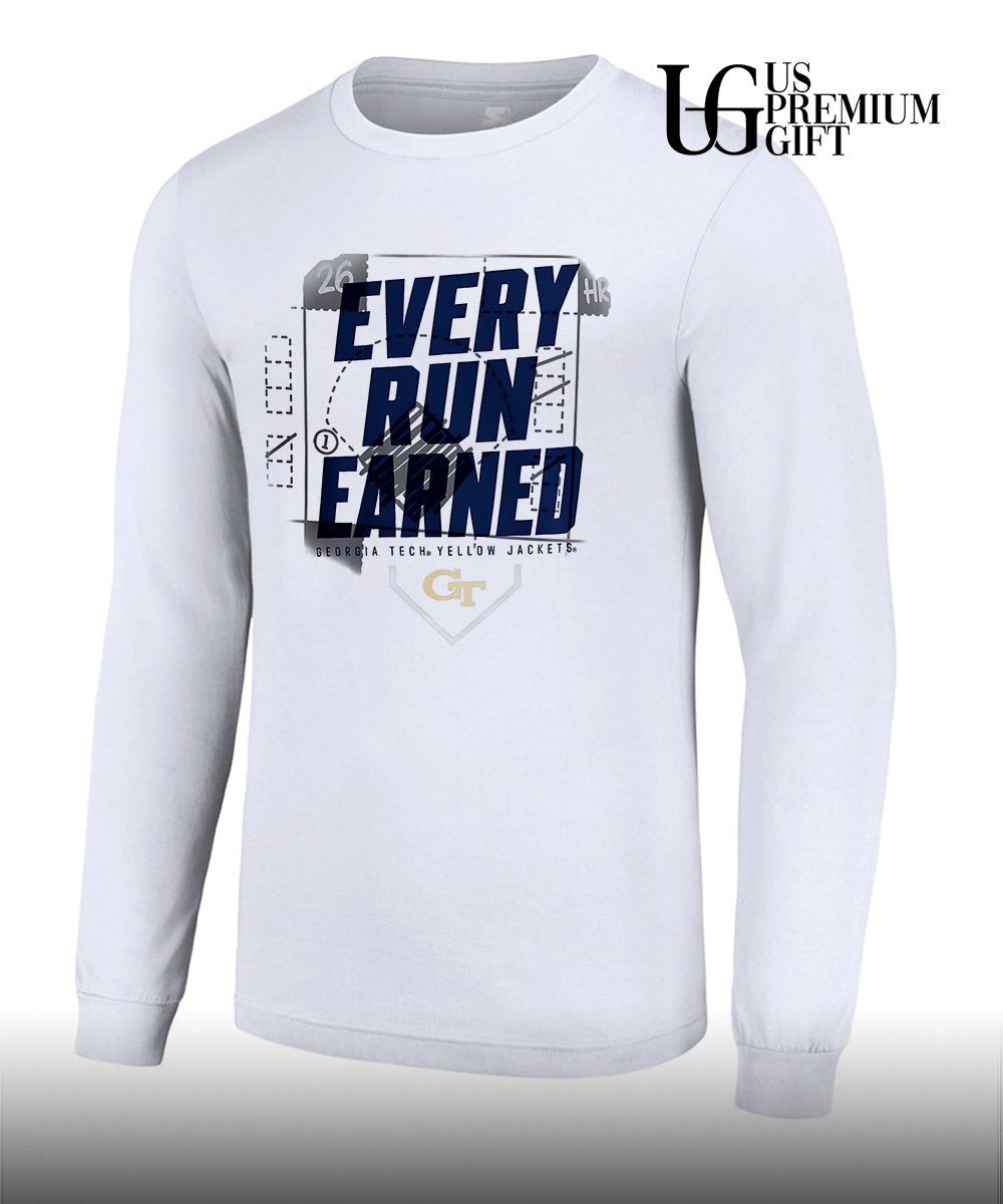 Georgia Tech Yellow Jackets Every Run Earned 2026 graphic shirt