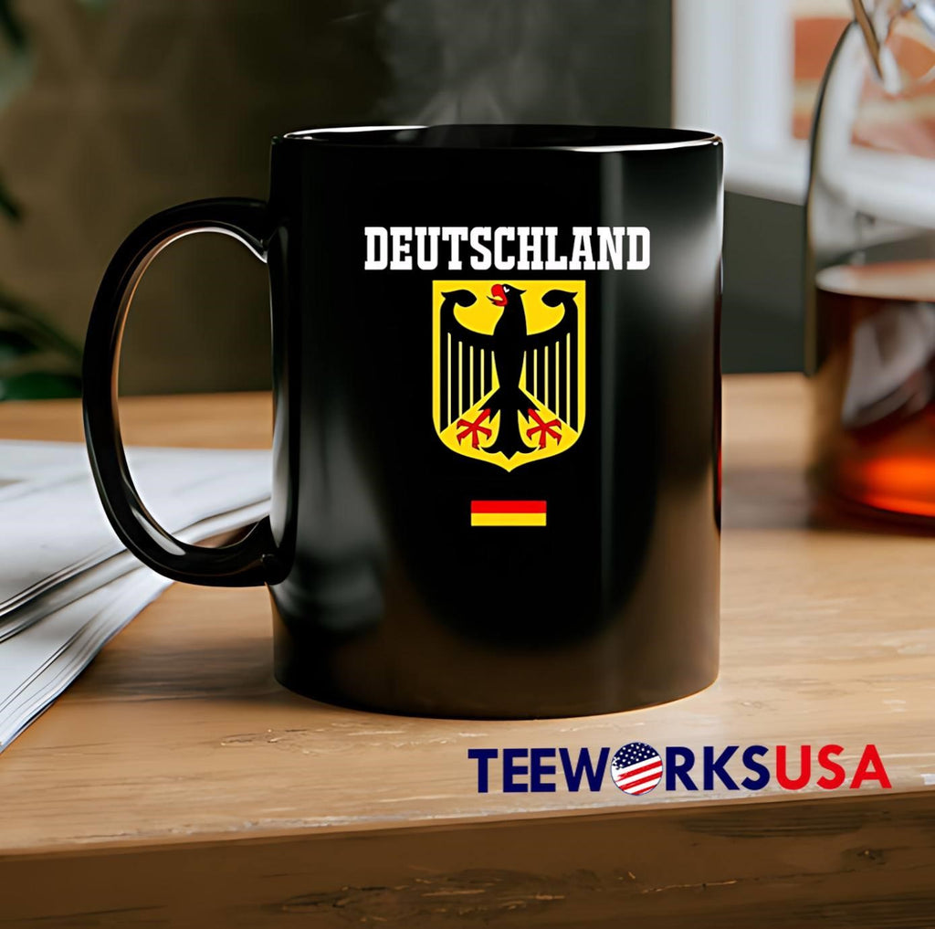 German Pride Deutschland Eagle Emblem German Flag T-Shirt