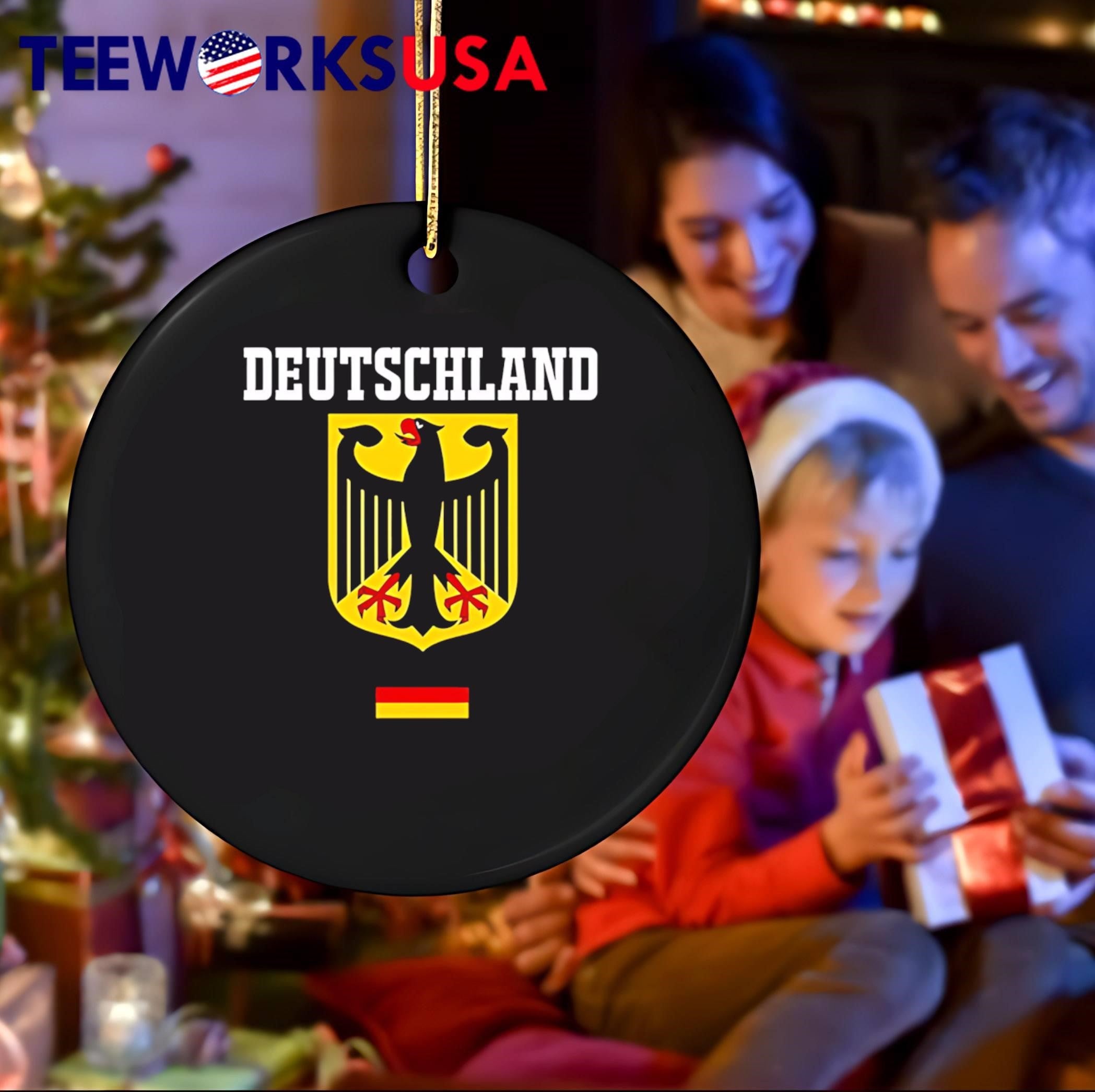German Pride Deutschland Eagle Emblem German Flag T-Shirt