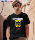 German Pride Deutschland Eagle Emblem German Flag T-Shirt