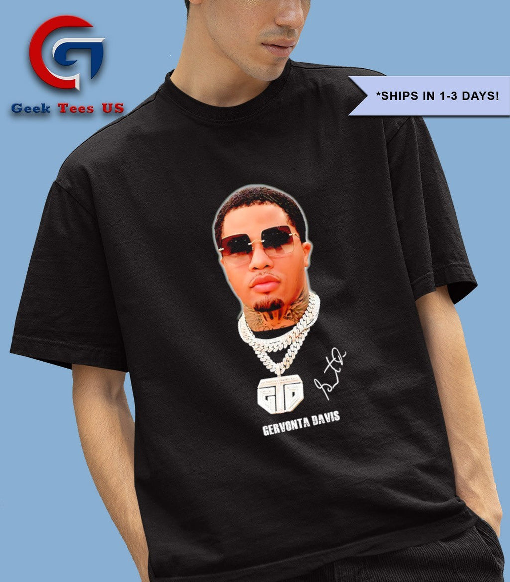 Gervonta Davis player boxing signature portrait shirt