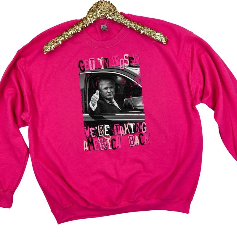 Get In Loser Sweatshirt 'NLB' T-Shirts, Hoodie | HypeDripTees.com