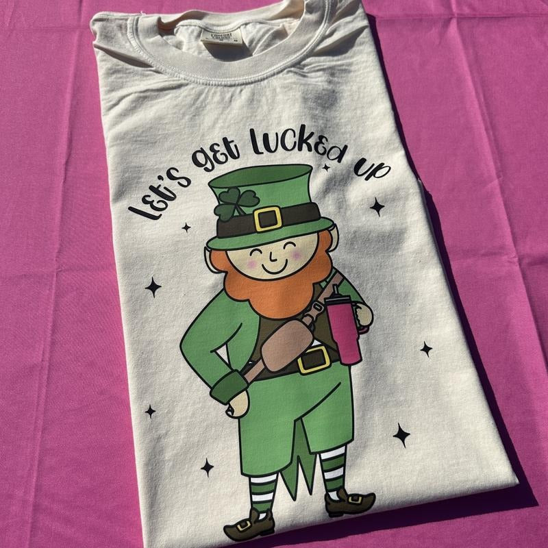 Get Lucked Up Comfort Colors T-Shirt Hoodie, Sweatshirt | HypeDripTees.com
