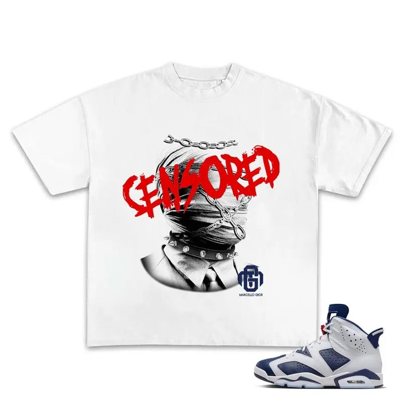 Get Money Head Shirt To Match Sneaker, 6S White And Midnight Navy Unisex Shirt Hiphop Rap Tee, Streetwear Y2K Shirt...