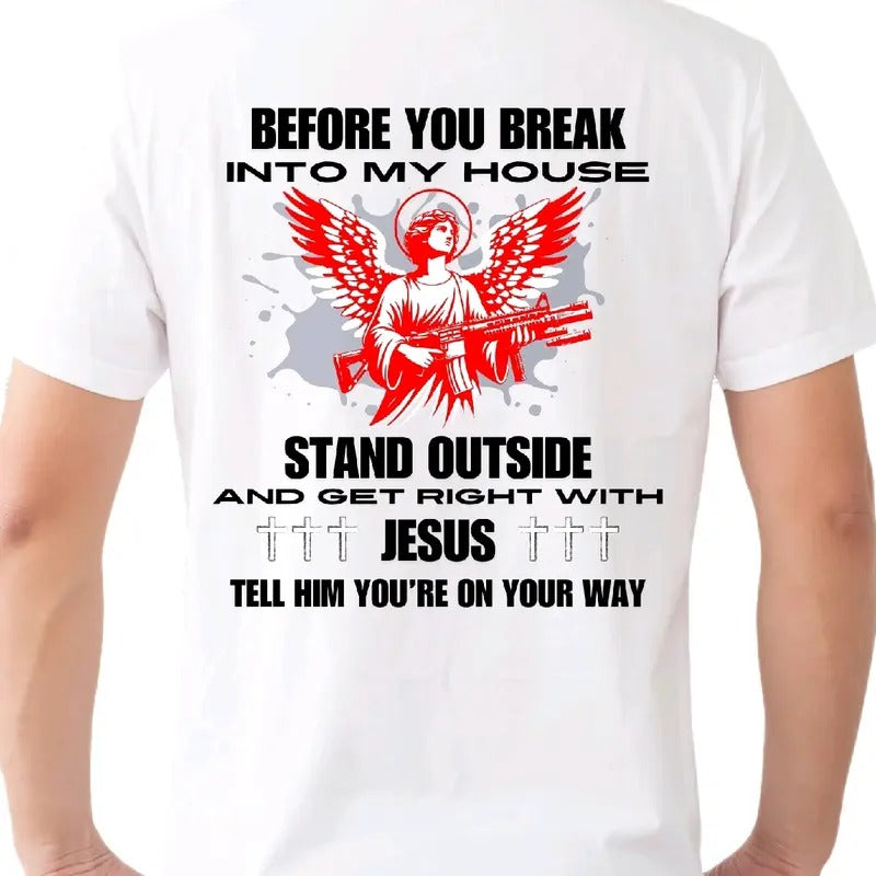 Get Right With Jesus T-shirt Menswear, cotton Top Underwear, Crewneck t shirt Hoodie, Sweatshirt | HypeDripTees.com