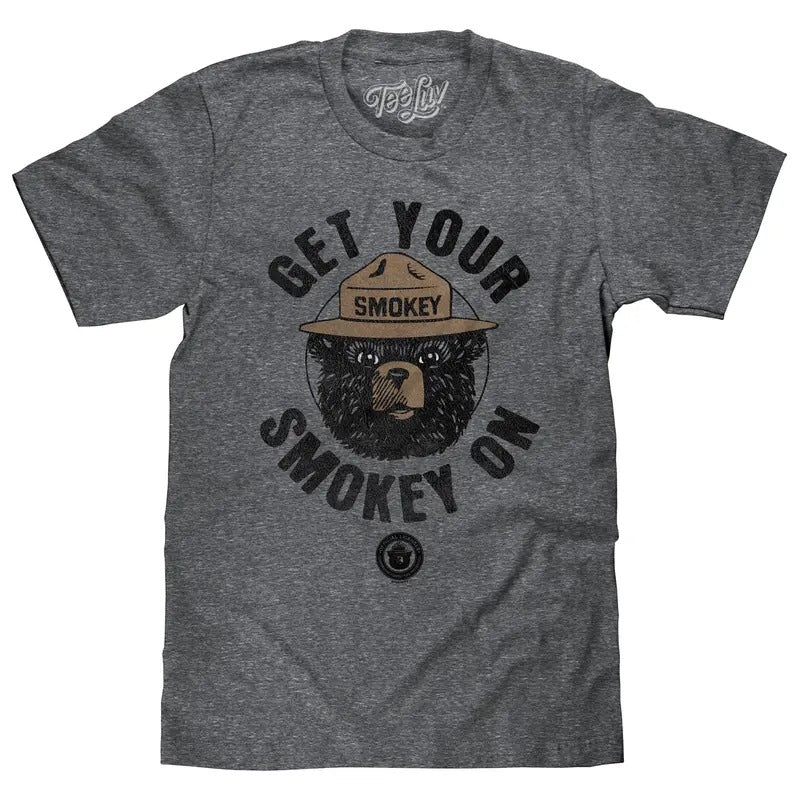 Get Your Smokey On T-Shirt - Gray Hoodie, Sweatshirt | HypeDripTees.com