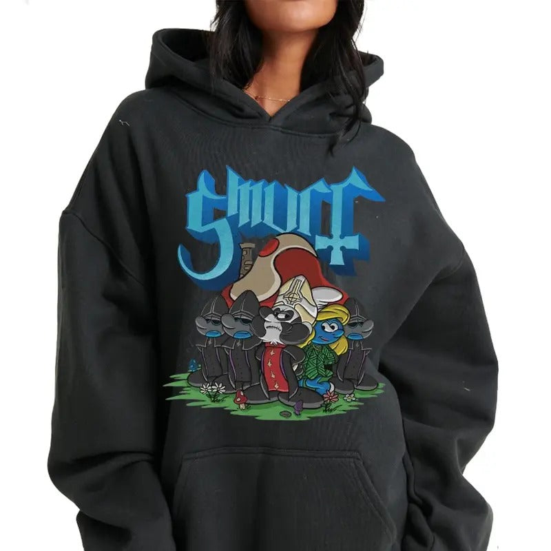 Ghhost Band Parody Hoodie, Rock Band Clothing, Heavy Metal Shirt, Unisex Sweater Pullover Tee Sweatshirt | HypeDripTees.com