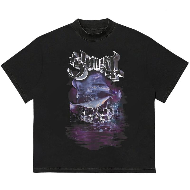 Ghosstt BC Skeletourtour World Tour 2025 T-Shirt Cozy Graphic T-Shirt for Chilly Days Hoodie, Sweatshirt | HypeDripTees.com