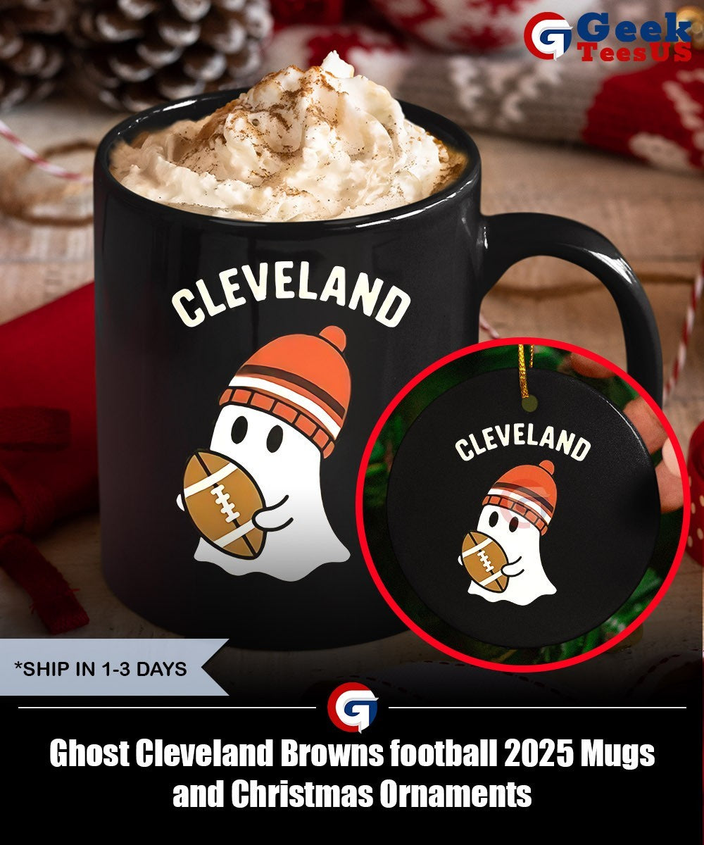 Ghost Cleveland Browns football 2025 shirt